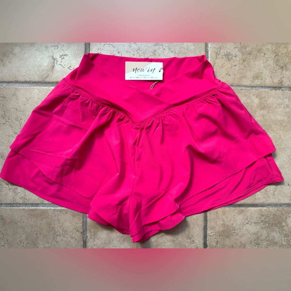 Hot Pink Athletic Skort